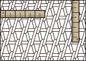 網目ピッチの計り方